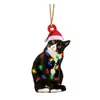 Decorações de Cabra de Natal Reutilizáveis de Acrílico Transfronteiriças