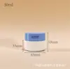 Frasco de plástico PP, recipiente de boca ancha de 100g/150g para polvo liofilizado o pasta de dientes, botella vacía, botella de exfoliante corporal de 200/300ml