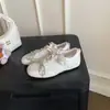 Aumento de altura interior de 6 cm ~ Zapatillas de entrenamiento plateadas de estilo ballet de Yang Mi, alemanas para mujer, nuevo estilo retro 2026, zapatillas deportivas casual Forrest Gump