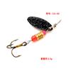 Cebo Artificial Compuesto 2G-5.5G Spinner Metálico Secuencia Giratoria para Pesca en Agua Dulce y Salada