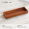 Compartimento Grande Bandeja Rectangular de Madera para Almacenamiento de Escritorio Organizador de Varios Caja Decorativa de Madera Retro Juego de Cinco Piezas