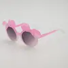 Óculos de Sol Infantis Divertidos e Fofos com Laço do Mickey para Uso Externo na Praia, Cor de Gelatina, Proteção UV