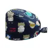 AliExpress Gorro Quirúrgico Estampado en Caliente Gorro de Médico para Laboratorio Gorro sin Visera para Enfermera Gorro Posparto Gorro para el Hogar Gorro de Cúpula