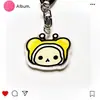 Nuevo Llavero Rilakkuma Estilo Estrella Colgante Acrílico Fiesta Estudiantil Estuche de Lápices de Alto Valor Bolsa Accesorio Portátil