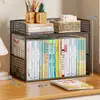 Estante de almacenamiento de escritorio para clasificación por materia, almacenamiento de archivos de oficina, organizador de libros de escritorio, estantería vertical de varias capas