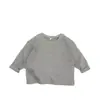 Camisetas de Primavera e Outono para Meninos e Meninas, Camisetas Básicas Tendência Color Sólida Simples de Algodão Puro Versão Coreana para Crianças