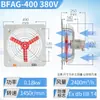 Extractor a prueba de explosiones de 400 mm, modelo BFAG-400, 180W, 380V, IIBT4, extractor, 500 mm, ventilador