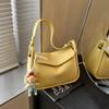 Bolso Cuadrado Pequeño Casual Simple Textivo Primavera 2025 Nuevo Diseño Nicho Moda Femenina Bolso de Hombro