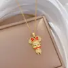 [Acero de Titanio] Collar Elegante de Lujo Ligero con Moño de Boca Grande y Diamantes Preciosos para Mujer, Cadena de Clavícula Versátil, Cadena de Acero de Titanio