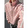 Versátil Ropa Exterior Talla Grande para Hombre Estilo Perezoso Corte Holgado Otoño Gordo Marca de Moda Cardigan Americano Sudadera Pareja Estampado Completo