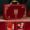 Colección Completa de Artículos para Compromiso: Cajas de Dinero para Regalo, Cajas de Efectivo para Bodas para el Novio, Cajas de Regalo en Efectivo, Cajas de Dote Doradas de Tres Piezas, y Cajas de Regalo de Dote