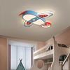 Proteção ocular de espectro completo inteligente led quarto avião quarto crianças luz teto meninos e meninas personalidade lustre lâmpada criativa