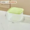 Nueva caja de almacenamiento para refrigerador, caja multifuncional con drenaje para conservación de frutas, caja sellada de almacenamiento para cebolla, jengibre y ajo en el hogar