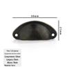 Jingmao Novo Estilo Chinês Home Decoração Material de Ferro Armário Antigo Shell Ferro Retro Semi-circular Acessórios Handle