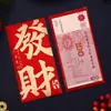 2026 Año del Caballo Bolsa Roja Creativa con Brillo Textura Escarchada Paquete Rojo para Festival de Primavera Año Nuevo Paquete de la Suerte Personalizado Al por Mayor