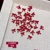Accesorios Rojos de Moño para Año Nuevo Kaniu Nuevo Estilo 2026 Cinta Terciopelo Mini Moños Mixtos Decoraciones para Uñas