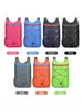 Mochila plegable portátil ultraligera para senderismo al aire libre, mochila de viaje para hombres y mujeres, bolsa de almacenamiento tipo piel, logotipo con impresión personalizada