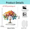 Producto Nuevo Transfronterizo Soporte Acrílico 2D Manzana Creativa Decoración de Mesa de Entrada para el Hogar Sala de Estar Decoraciones Navideñas