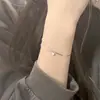 Pulsera de Circonita Estrella Femenina Moda Ins Diseño de Nicho Simple Doble Capa Estilo Mori Celebridad de Internet Festival para Novia