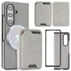 Aplicável para Samsung Z Fold 8 Ultra Capa Magnética Dois em Um para Celular Fold7 Porta-Cartões Carregamento Sem Fio Capa de Couro