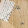 Nuevo Estilo Étnico Retro de Cuatro Estaciones Chino Horquilla Miao Jiang Horquilla para Recogido Borla de Pasos Antiguos Horquilla Estilo Antiguo Accesorios Clásicos para el Cabello
