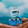 Criativo Frasco de Abóbora com Óleo Líquido e Areia Movediça Ornamentos Acessórios de Chaveiro Acrílico Barraca Pequenas Joias Atacado
