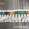 Em Estoque 5cm Tassel Branco Renda de Algodão Acabamento para Roupas, Têxteis Domésticos, Acessórios, Borda para Venda por Atacado, Artesanato Doméstico