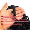 Peluca sintética de cabello rizado ondulado corto, rastas, cabello de ganchillo, ondas de agua, rizos Gogo, cabello de ganchillo