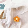 Broche de Flor Fofo Flor de Lã Tricotada Pinos Joias Roupas Bolsa Flor Pom Pom Pingente Corsage Acessórios