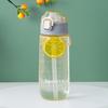 Vaso de agua deportivo verano alto valor para hombres y mujeres estudiantes simple portátil vaso con boquilla de plástico anti-caída vaso casual