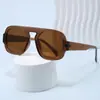 Nuevas Gafas de Sol de Moda Retro Versátiles Hip-Hop Europeas y Americanas Protección Solar para Vacaciones al Aire Libre Ciclismo Gafas de Sol de Tendencia Transfronterizas