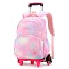 2022 pez natural nueva mochila escolar con ruedas estudiantes de primaria grados 3-6 pequeña princesa moda explosiones transfronteriza