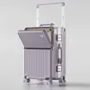 Distribuir Nuevos Modelos de Maleta de Viaje con Asa Ancha de Apertura Frontal para Mujer 2026, Maleta de Ruedas de Cabina 20 pulgadas Maleta de Viaje 24