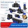 Conector rápido de traqueia Z-PU reto PG diâmetro variável PE tee PEG plugue rápido pneumático PY 6 810mm acessórios