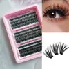Pestañas postizas transfronterizas más vendidas de Amazon en Europa y América: gruesas, rizadas, efecto de ojos grandes, DIY para looks asiáticos y de raza mixta