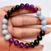 Temu Xiyin Tk Amazon Pulsera Popular Transfronteriza Pulsera de Piedra Natural Amatista Venta Caliente Europea y Americana Nuevo Al Por Mayor