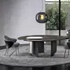 Silla de Comedor de Lujo Ligero Silla de Escritorio Simple Postmoderna para el Hogar Silla de Maquillaje Nórdica de Acero Inoxidable Silla con Respaldo para Sala de Modelos