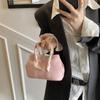 Bolso Balde Simple Portátil Bolso Grande para Mujer Primavera 2025 Nueva Moda Bolso Tote Pequeño de Moda Popular Bolso Bandolera de Hombro