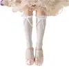 Nuevos Calcetines de Malla Calada de Ganchillo con Encaje en Forma de Diamante y Moño, Estilo Lolita para Niñas, Verano, Venta al por Mayor