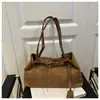 Bolso Tote de Moda Retro para Mujer 2025 Otoño Nuevo Gran Capacidad Casual Bolso de Hombro Estilo Occidental Bolso Sobaco de Aspecto Sofisticado