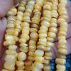 Cuentas Espaciadoras de Concha de Agua Dulce con Forma de Concha Redonda Irregular 8mm Agujero Vertical Cuentas de Concha Accesorios Semiterminados para Pulsera Collar DIY