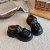 Zapatos para Niñas Zapatos de Princesa para Niños 2026 Nuevo Estilo Zapatos Mary Jane de Otoño para Niñas Planos Casuales Zapatos Pequeños de Cuero Negros