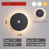 Lámpara de pared moderna minimalista para mesita de noche de dormitorio, luz de pared de alto nivel para fondo de TV, luminaria circular de iluminación para balcón de entrada nórdico
