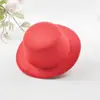 Base de sombrero hecha a mano para bricolaje Sombrero formal Sombrero desnudo Lolita Sombrero de copa Material Tela cepillada 13 cm