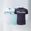 Nuevo Estilo 2025 ~ Camisetas Deportivas de Manga Corta para Verano con Cuello Redondo para Hombre y Mujer, Camisetas de Pareja con Estampado Nuevo, Tops de Bádminton
