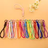 Correa de teléfono con lazo dulce, cordón tejido, cordón anti-pérdida, accesorio para llavero, charm para bolso, material hecho a mano, accesorios al por mayor