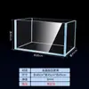 Aquário Ultra Transparente Cristal Platina Tanque Quadrado Cinco Linhas 80cm Tanque Vazio Vidro Ultra Transparente Tamanho Personalizável 50X60 Aquário Retangular