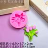 Molde de Silicona Osmanthus Flor de Hibisco Gardenia Lavanda Decoración Molde de Yeso para Aromaterapia Molde DIY para Fondant