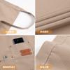 Delantal impermeable contra salpicaduras de fábrica para mujer, diseño estampado, logo, resistente al desgaste, resistente a la suciedad, falda transpirable, delantal para tienda de desayunos al por mayor
