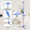 Clínica de Belleza Hospital de Mascotas Hogar Acero Inoxidable Engrosado Soporte de Infusión Médica Soporte de Infusión Ajustable Desmontable